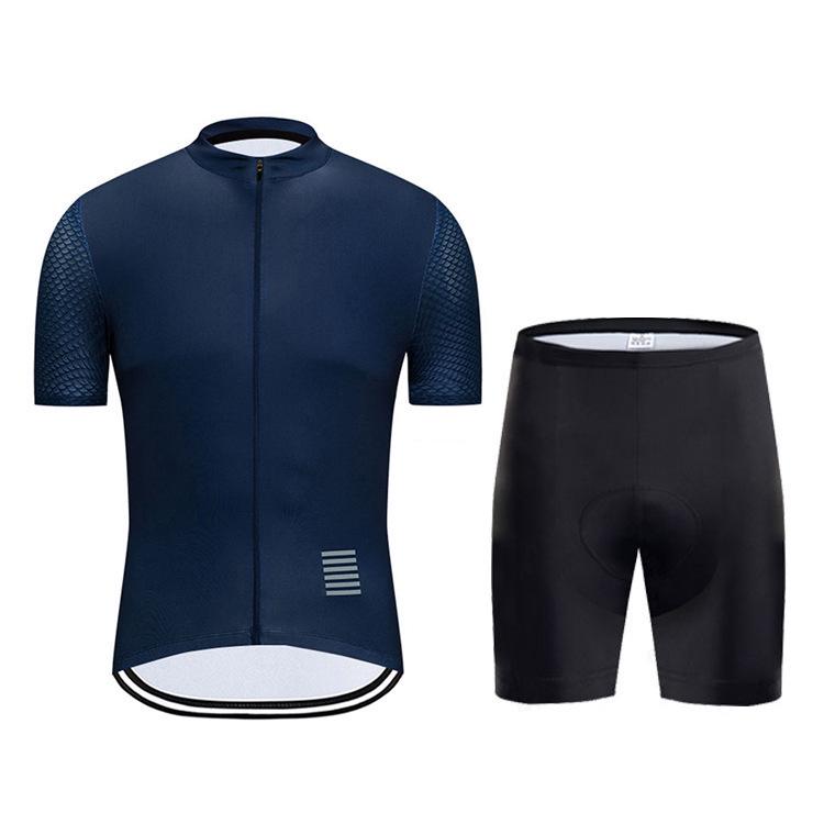 Unisex Summer Cycling Jersey Set: Breathable, Sweat-Absorbing Short Sleeve Top & Shorts