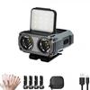 COB+LED Sensor Headlight USB Charging Portable Hat Clip Light Ultra Bright Outdoor Adventure Fishing Lighting Searchlight Torch