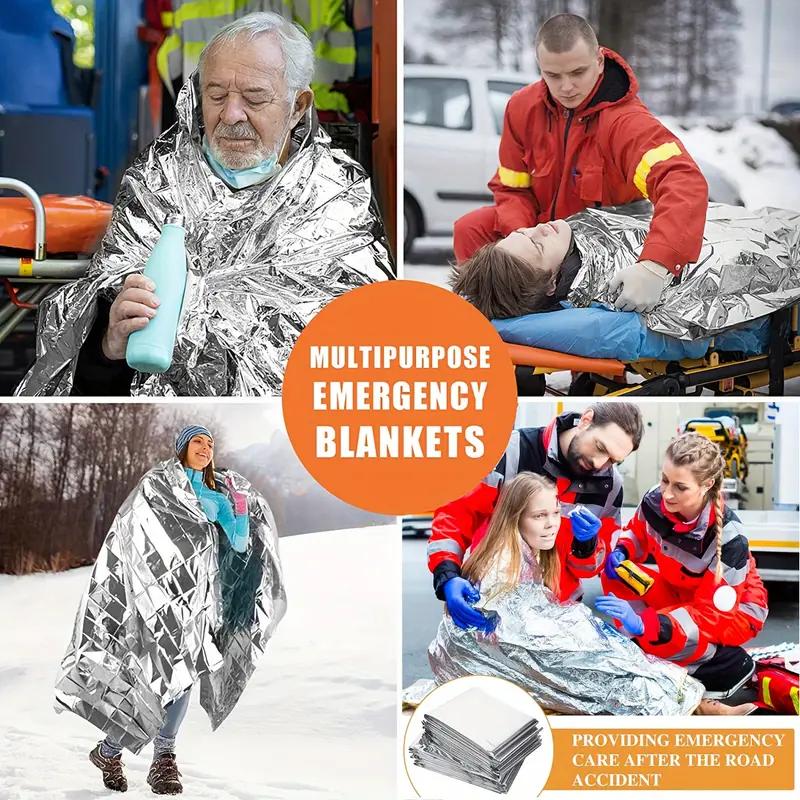 1 Pack 130*210cm Emergency Insulation Blanket Outdoor First Aid Blanket
