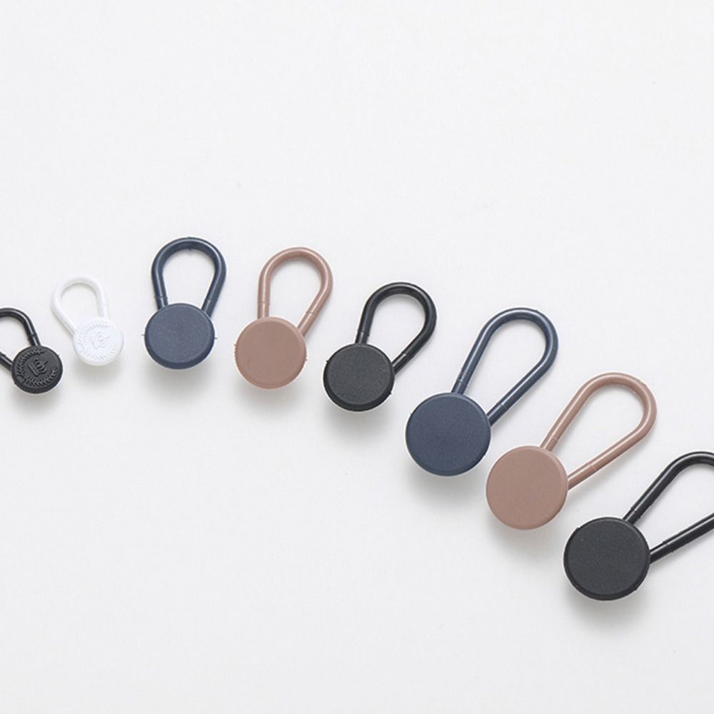 10PCS Sewing Accessories Jeans Retractable Button Adjustable Jeans Waist Button  Unisex