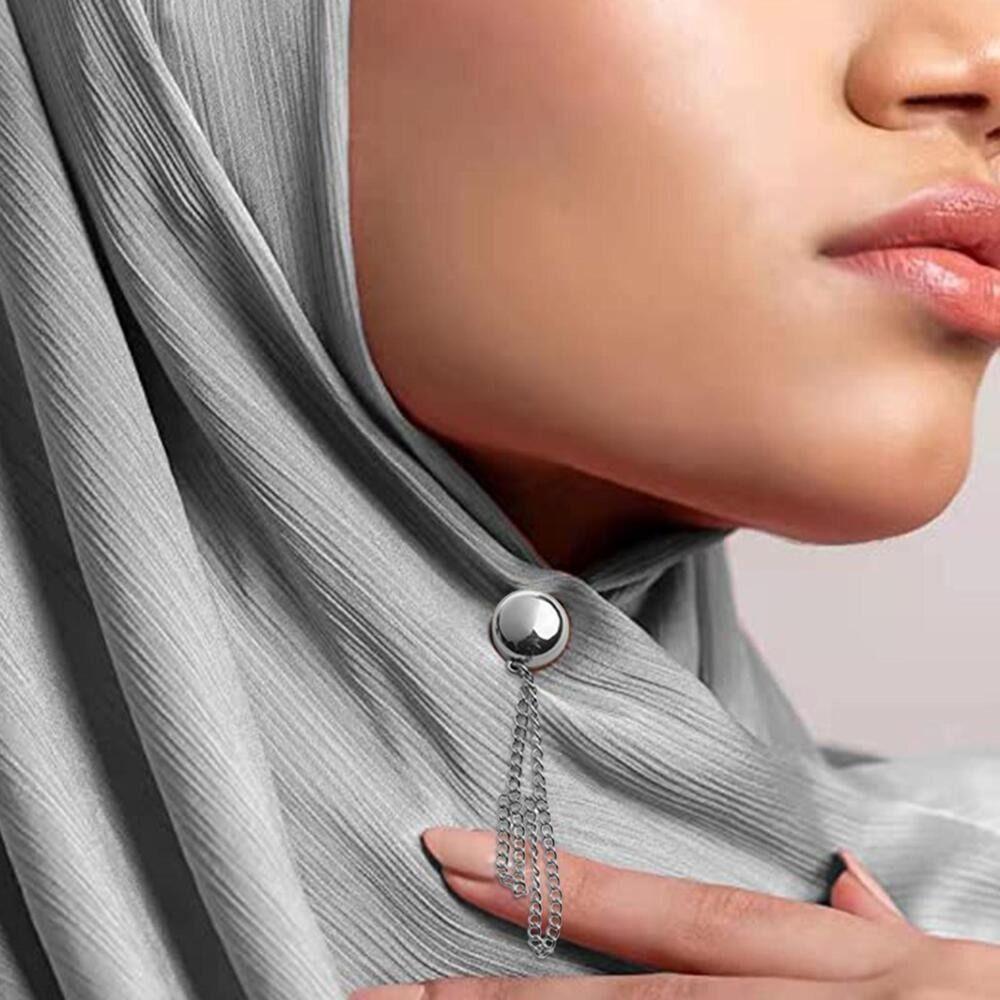 Exquisite Strong Magnetic Brooch High Quality Change Shorts Legs Buckle  For Headscarf Shawl
