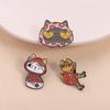 Cartoon Marine Animal Enamel Pin Cute Shark Sea Lion Duck Brooches Lapel Badge Backpack Funny Jewelry Gift for Kids Friends