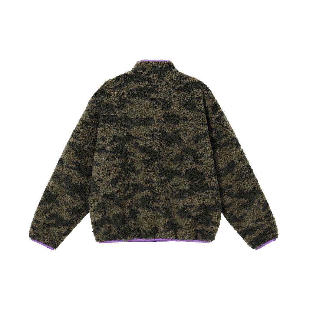 Nike Stand Collar Reversible Long Sleeve Fleece Jacket Men Jacket Grape-Purple Black DQ4885-542