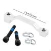 Bicycle Brake Mounting Bracket, Disc Adapter for Bikes, 180mm Replacement Mountain Bike Systems