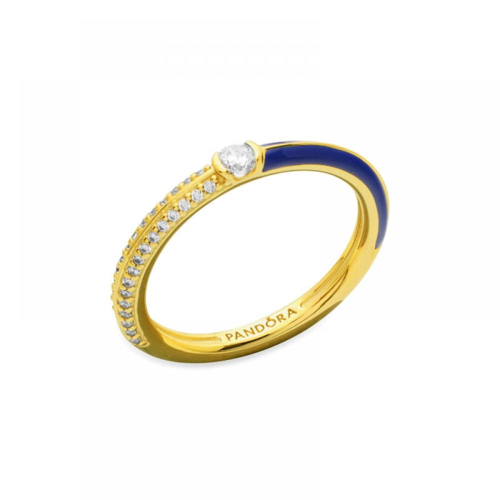 Pandora 162528c01 Pandora Me Pav    Blue Dual Gold Ring