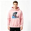 Men Anime Print Pullover Hoodie Casual Long Sleeve Streetwear Sweatshirt