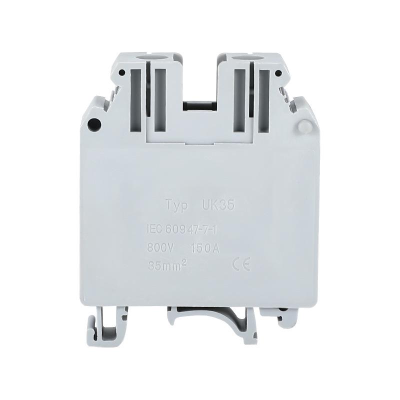 Chao Da UK35 High Leg 35mm Rail-Mounted Screw Voltage Terminal Block