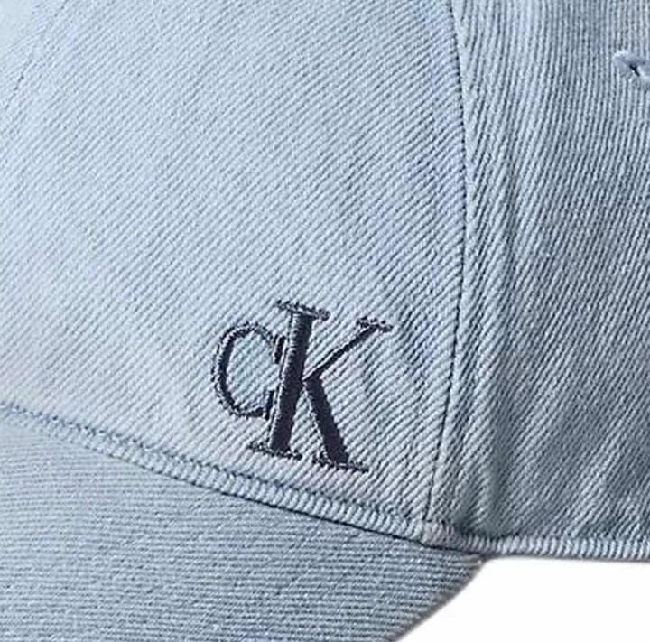 Calvin Klein Cotton Twill Baseball Cap, Minimal Logo Embroidered Curved Brim Hat for Young Men Women  4G5006G460