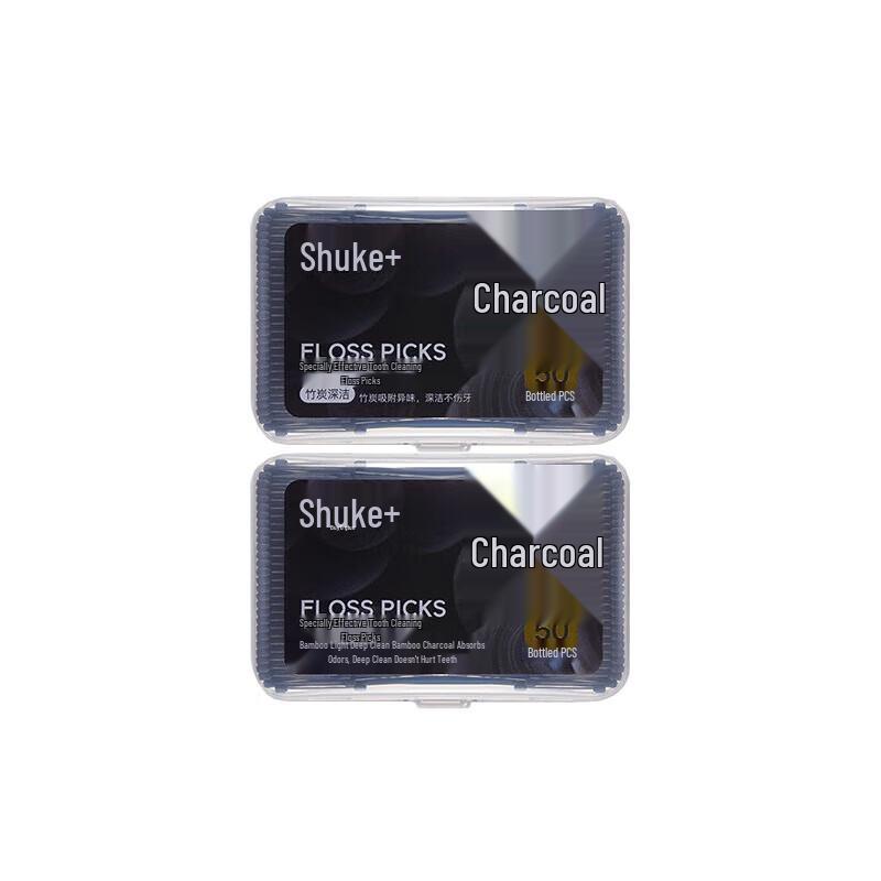 

Shuke Bamboo Charcoal Deep Clean Dental Floss Sticks