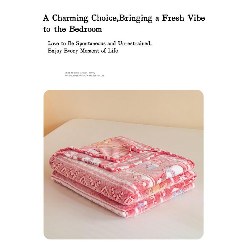 New soft snowflake fleece blanket household student dormitory blanket air conditioner blanket multi-purpose blanket fleece blanket