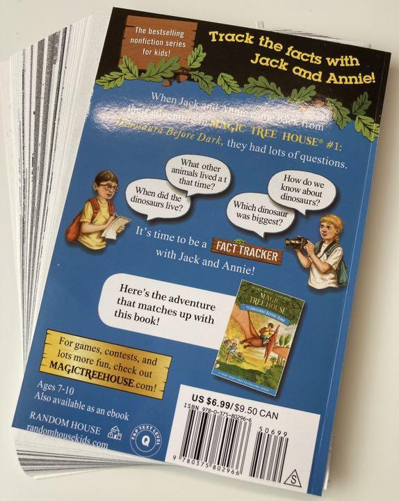 [USED] Cut Magic Tree House Fact Tracker