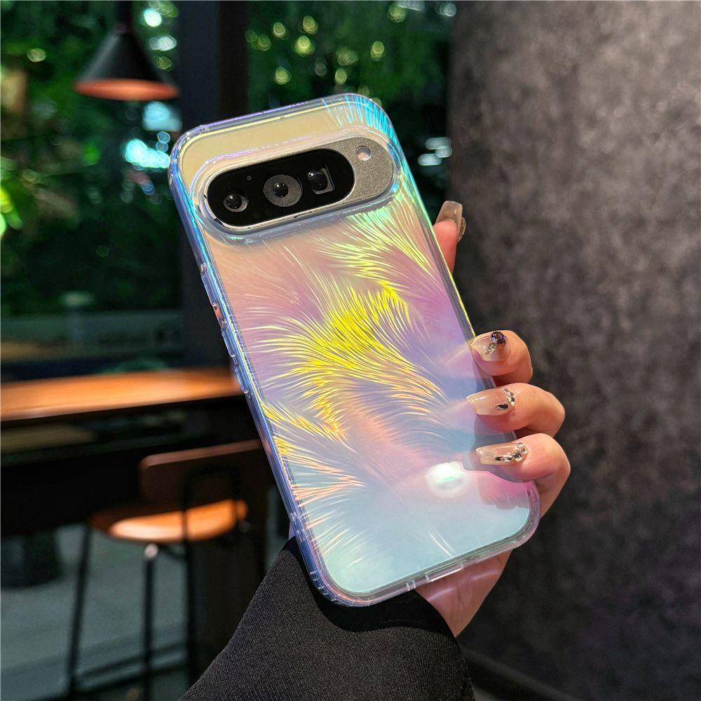 Applicable To Google Google Mobile Phone Case 9Pro/10proXL Terminator Pixel9A Glitter Magnetic Transparent Case