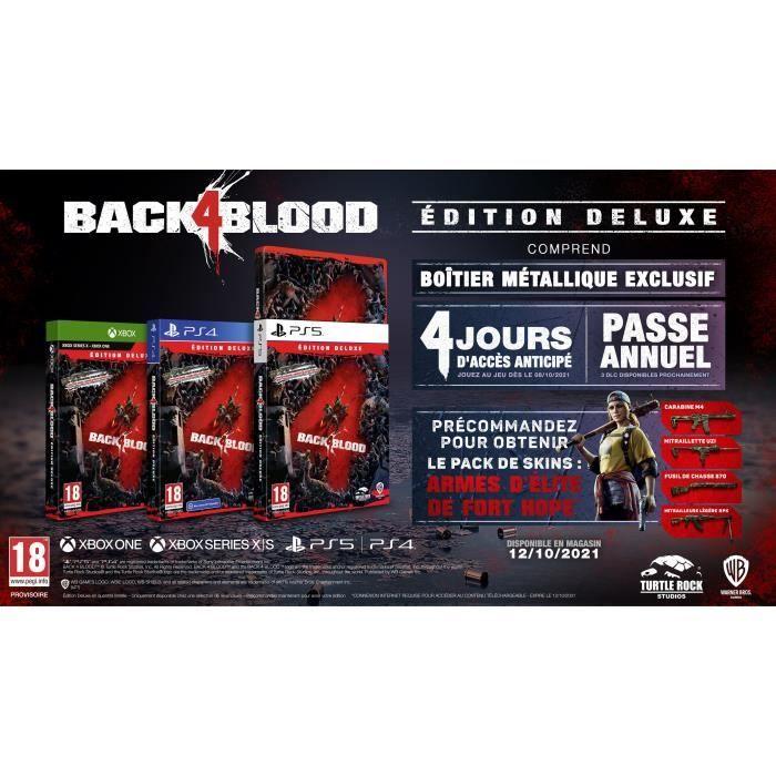 Back 4 blood - edition deluxe jeu ps5