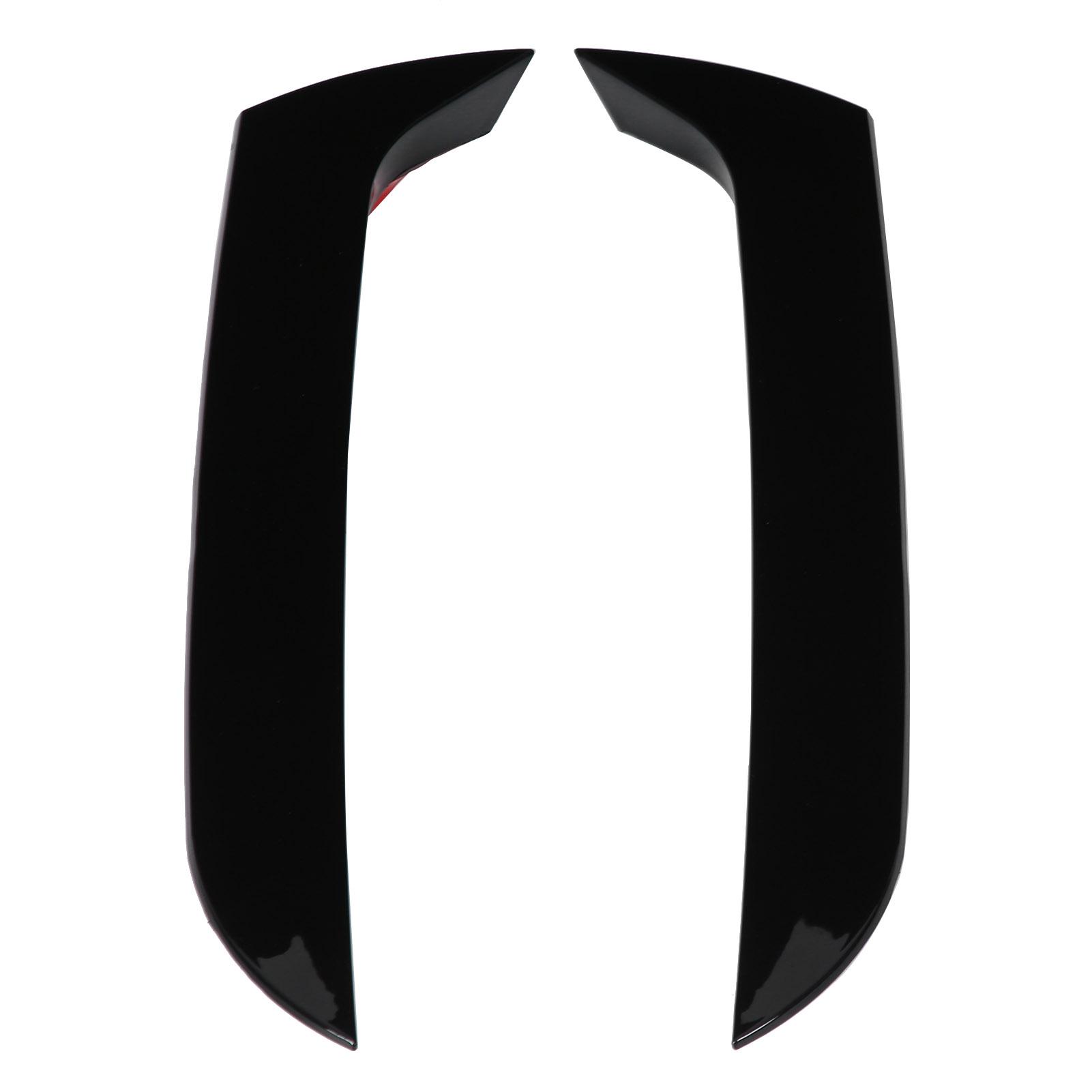 2 шт. Боковой спойлер заднего стекла Глянцевый черный Модификация Замена для MK1 2007‑2016