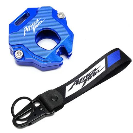 For HONDA  Twin CRF1100/L CRF 1000/L XRV 750 All Year 2022 New Motorcycle Key Cover Case Shell Embroidery Badge Keyring