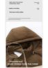 Men's 2025 Winter Cotton Jacket: Thick, Warm, Detachable Hood, Trendy Cold-Protection Outerwear