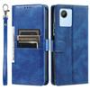 Cover for Realme C30s,C30,Narzo 50i Prime Retro PU Leather Flip Wallet Phone Case Multi Card Slots