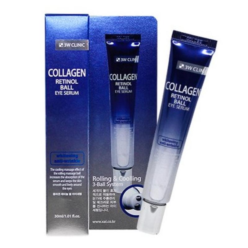 3W Clinic Collagen Retinol Ball Eye Serum – 30ml (2 Pack)
