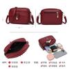 Small Square Bag Mother's Day New Multi-bagged Women's Oblique Span Bag, Shoulder Bag, Three-layer Mobile Phone Bag.