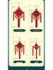 2025 High-End Chinese Knot Peace Fu Character Five Blessings Door Ornament for Living Room and Housewarming Decoration