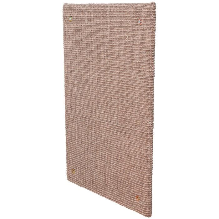 XXL TRIXIE Scratching Post - Sisal Mat / Catnip - 50 X 70 Cm - Taupe