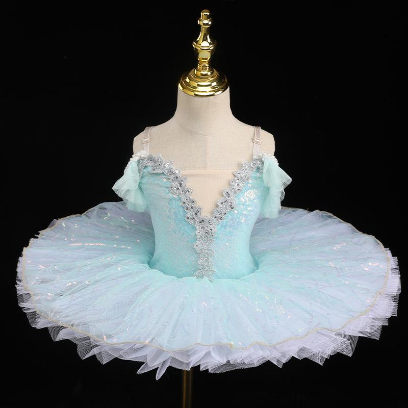 Children Ballet Dress Performance Tutu Professional Costumes Party