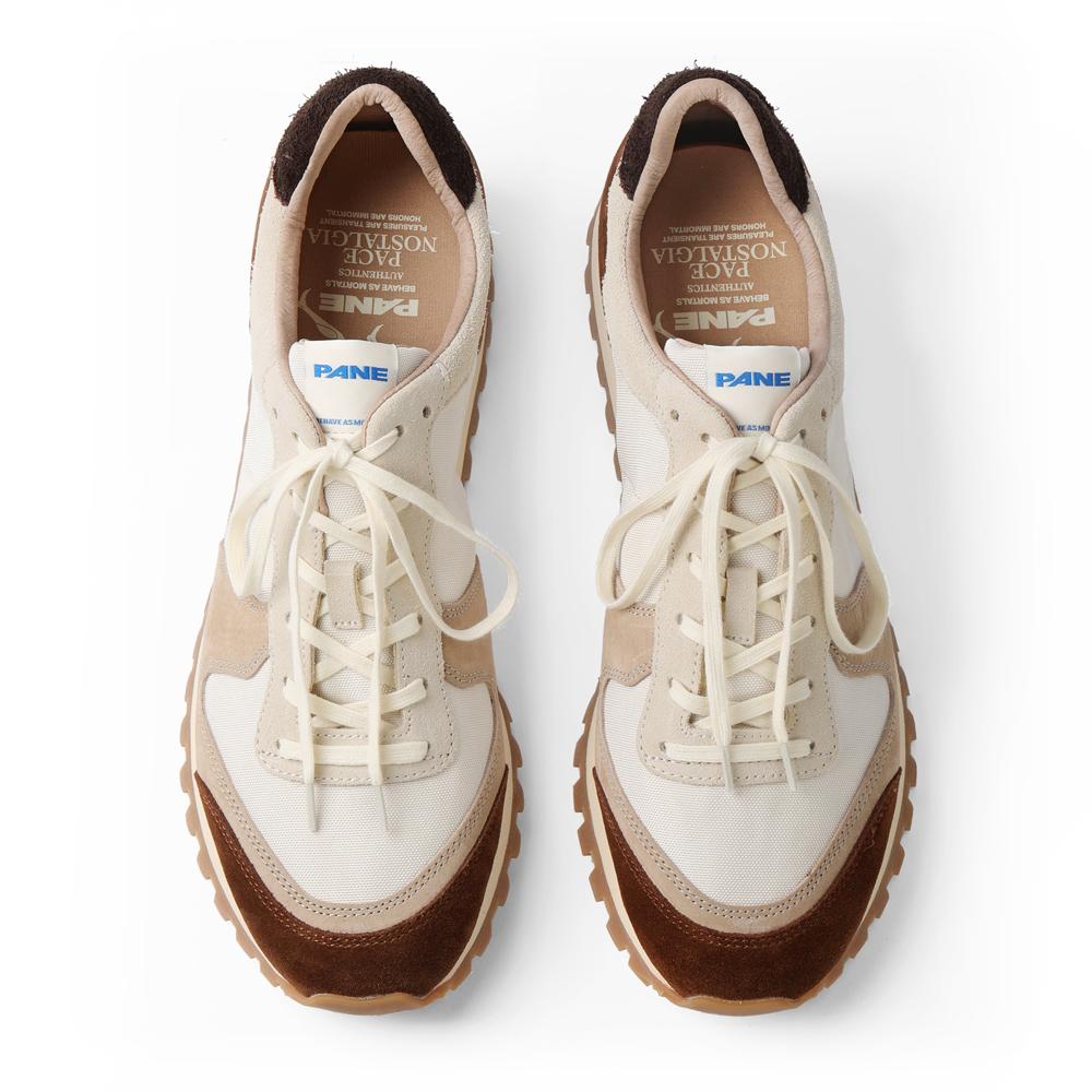 PANE Pace Nostalgia Modell DESERT CAFE Rutschfest Und Atmungsaktiv Niedrige Freizeitschuhe Unisex Mokka PN5098BRN20B