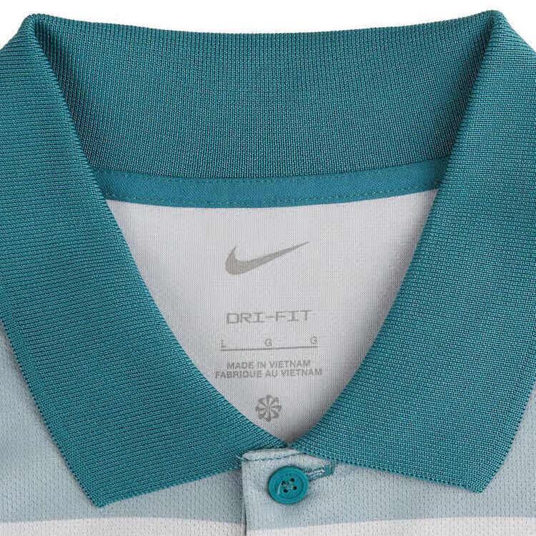 Nike Victory+ AS M NK DF PRT Camiseta Polo de Manga Corta a Rayas con Logo de Marca para Hombre Camisetas Polo Azul FZ7449379