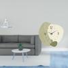 Contemplative Abstract Sculpture Clock Artistic Figurine Unique Decor Desktop Ornament for Bedroom