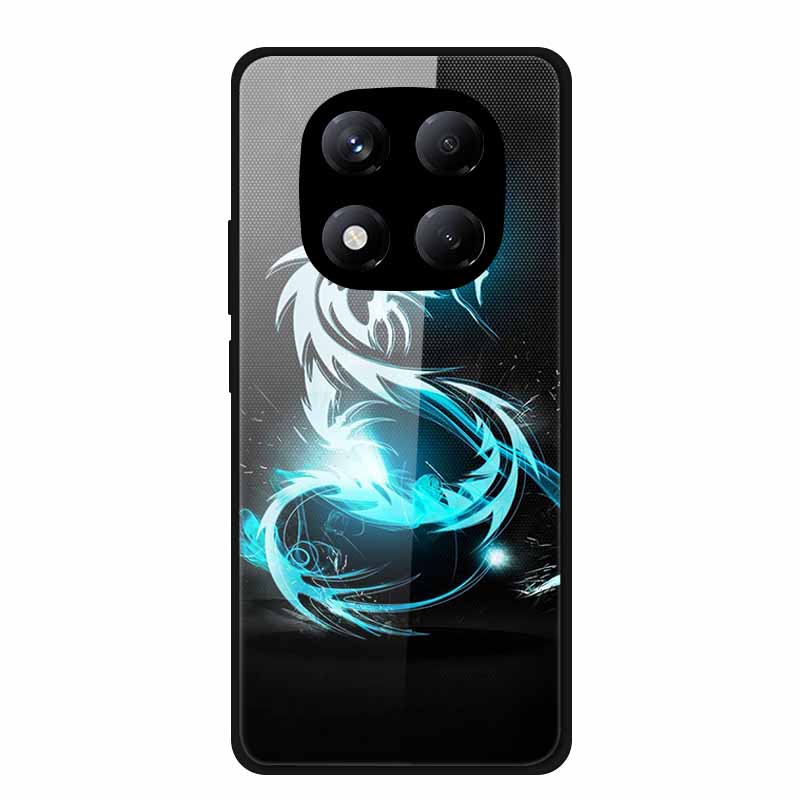 Tempered Glass Phone Case for Redmi Note 14 Pro 4G Cover Lion Wolf Hard Shell for Xiomi Redmi Note14Pro 4G Note 14Pro Cover Cool
