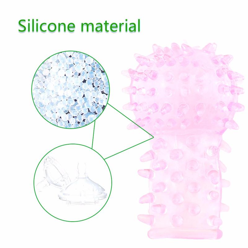 1/5 Pcs Sex Finger Sleeve Clitoris Stimulator Flirting Vagina Dildo Massager Female Masturbation Sex Toys for Adult Erotic Toys