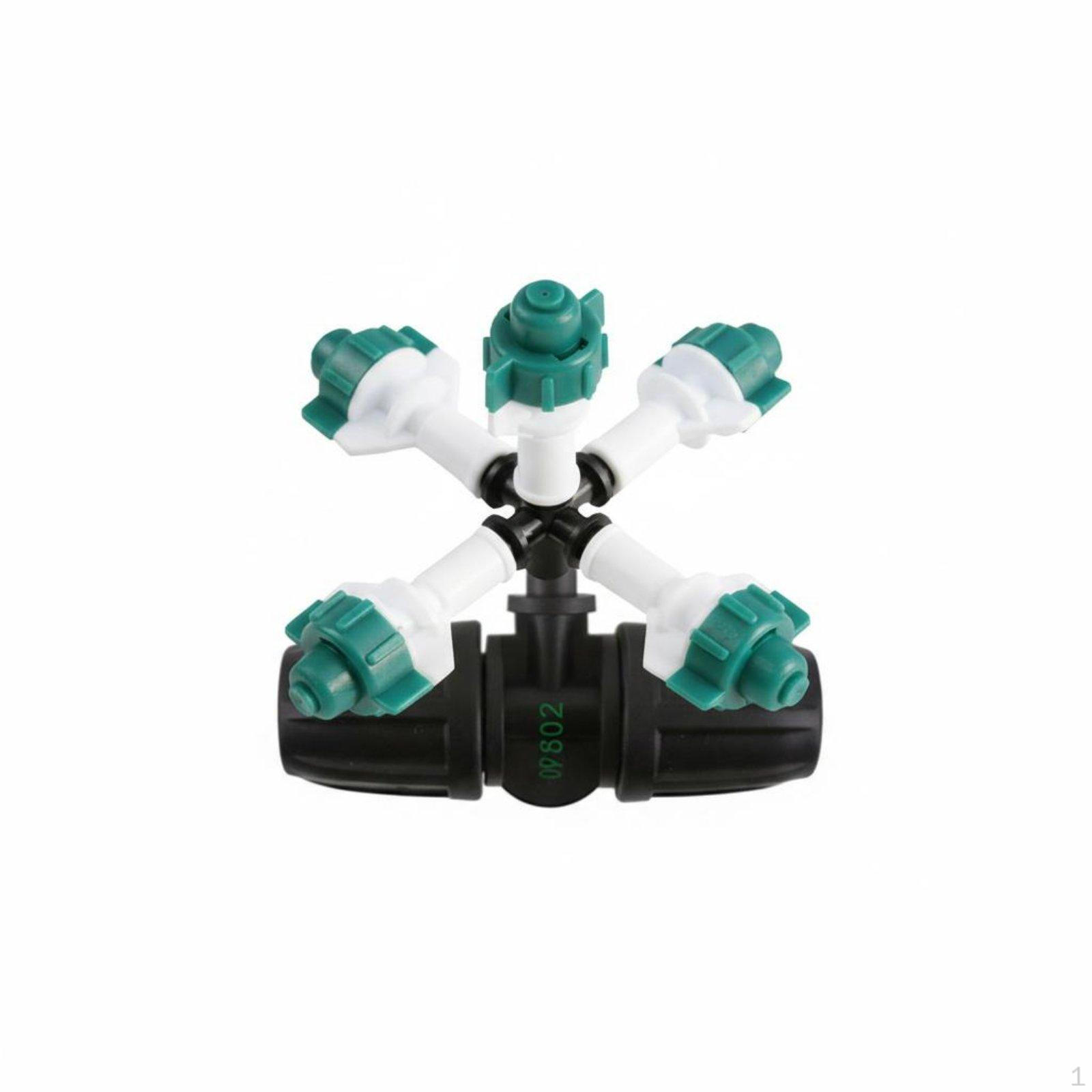 Tee Connector Spray Nozzle Dust Suppression Aerosolizing Automatic Watering