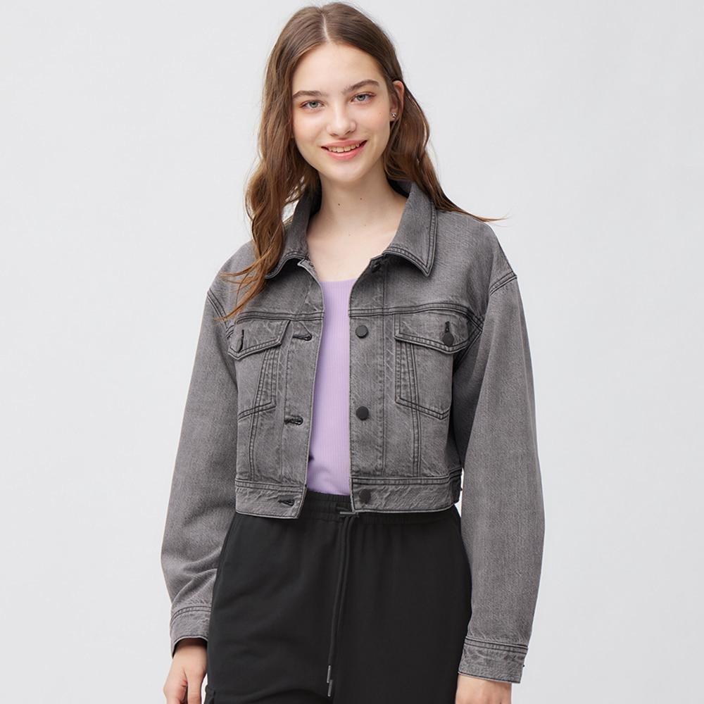 

Укороченная джинсовая куртка GU by Uniqlo