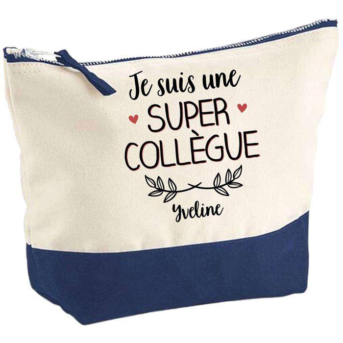 Trousse de maquillage - PLANETEE - Yveline Super Collègue - Grand format - Coton - Impression sublimation HD
