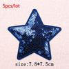 5Pcs/Lot Glitter Butterfly Bow Iron on Patches - Embroidered Patches on Clothes Bags Hats Jackets Decor