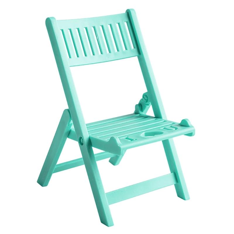 Foldable Phone Stand for Desk Chair Shape Cellphone Holder Portable Cellphone Cradle Desktop Dock Universal