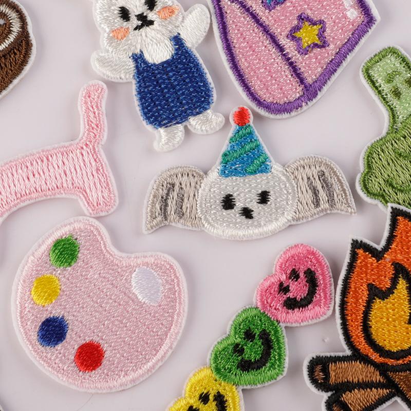 Cartoon Animal & Fruit Embroidered Patch for DIY Accessories and Handbooks