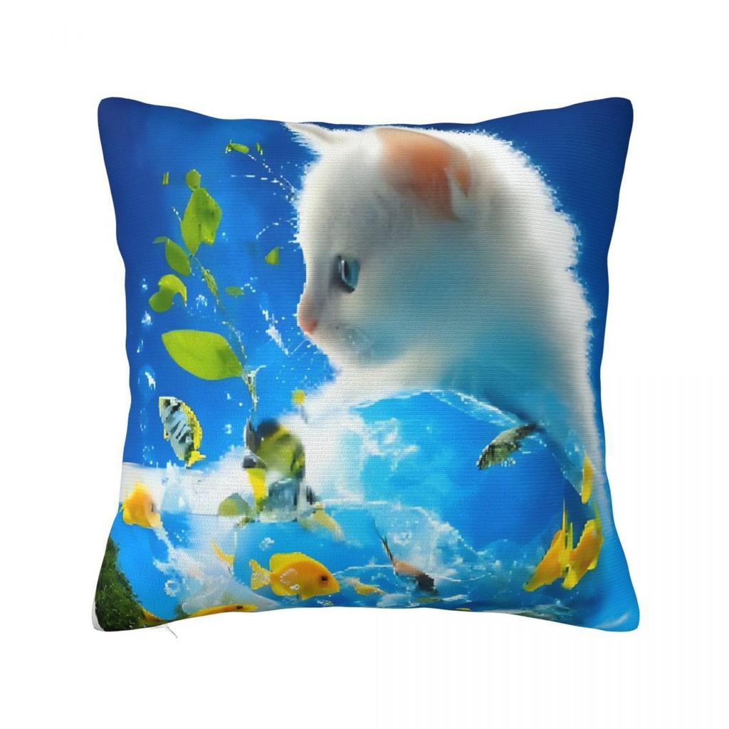 Symphony Dolphins Frutiger Aero Kuddfodral Roligt Kuddfodral Mjukt Anpassat Kuddöverdrag Örngott För Soffa Sovrum Heminredning