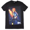 Men's David Bowie Blurry Photo T-shirt Small Black