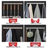 Honggong 304 Stainless Steel 6-Hook Wall Rack