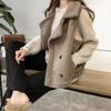 Nuovo gilet in pelo d'agnello da donna, senza maniche, ampio, caldo, autunno/inverno