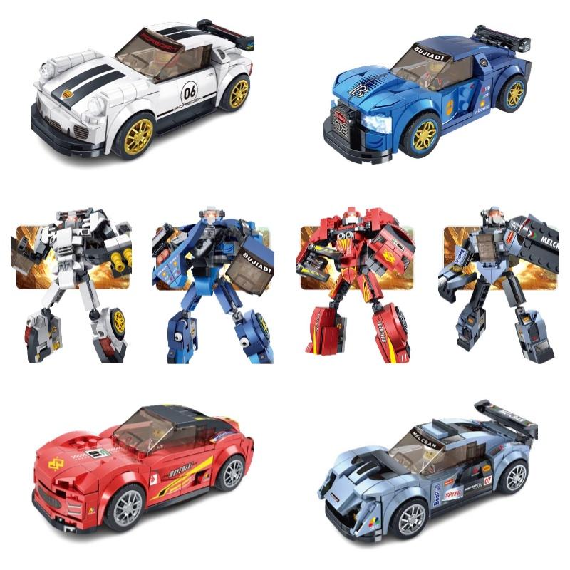 Çocuklar İçin Serin Ve Gerçekçi Kendin Yap Montaj Robotu Abs Plastik Küçük Parçacıklı Yapı Blokları Oyuncak