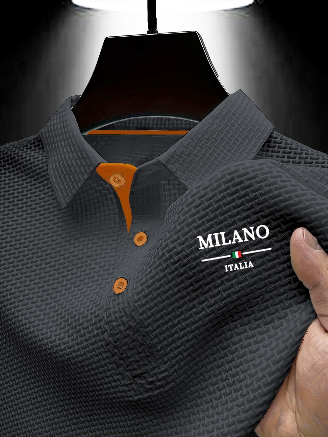 Trends Clothing Heren Business Casual T-shirt met Korte Mouwen, Huidvriendelijk & Comfortabel Poloshirt voor Mannen met een Kraag En Korte Mouwen S grijs