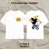 Johnny Bravo Grafik T-Shirts Herren Frau Baumwolle T-Shirts Rundhals Hübsch 90er Cartoons Cartoon T-Shirt Kurzarm Tops Klassisch