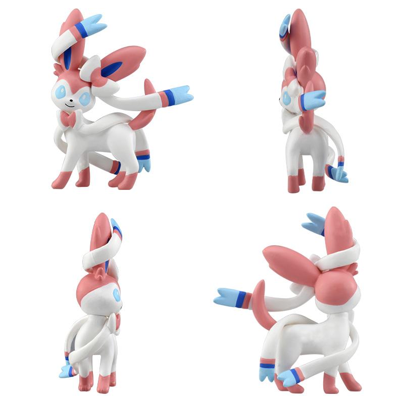 Pokémon Tomy Toy Figures Eevee Leafeon Sylveon Umbreon Espeon Flareon Vaporeon Jolteon Glaceon Pvc Action Collection Toy