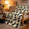 Throw High-Density Short Plush Blanket For Sofa Nap Air-Conditioned Room Soft Skin-Friendly Cute Susuwatari