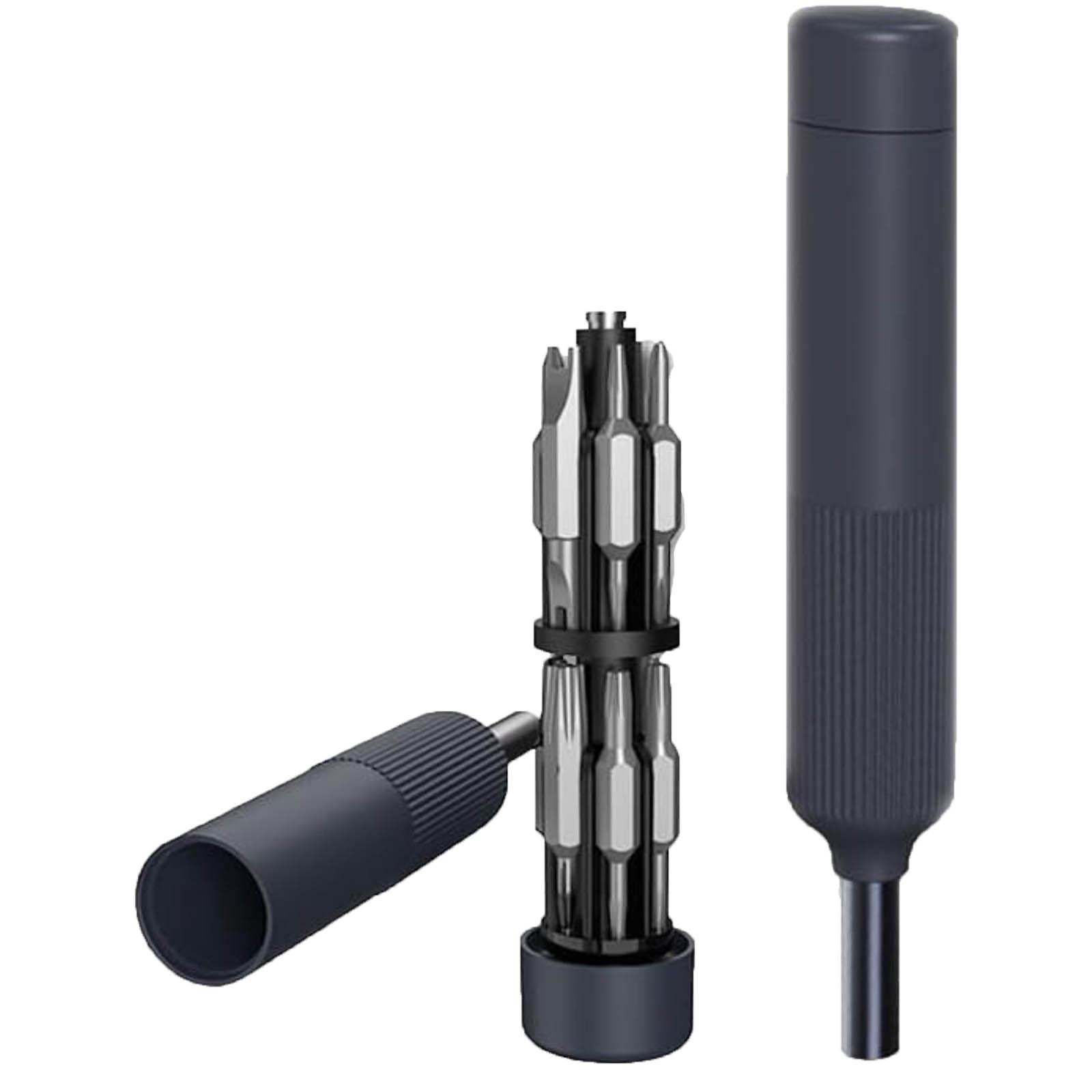 

27-in-1 Precision Screwdriver Tool Set – Includes magnetic screwdriver, 26 double-head screwdrivers, non- handle, suitable for mobile phones, computer One Size