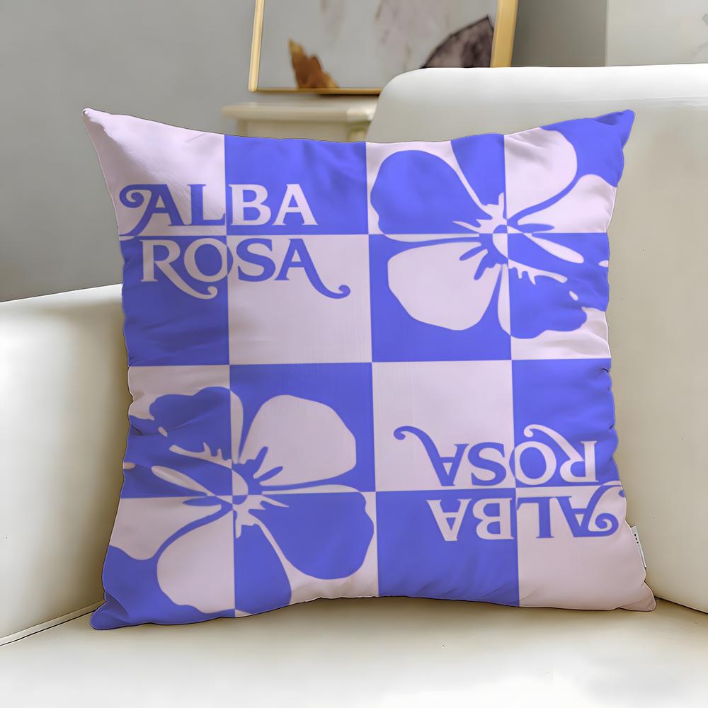 popular fashion brand Alba Rosa Cushion Cover Soft & Easy-Wash Pillow Case – Versatile for Couch, Bed, Travel and Office