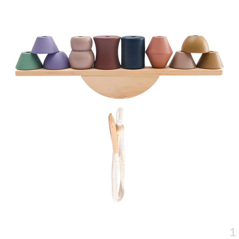 

Балансировка, деревянный игровой набор для детского сада Geometric