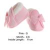 Crib Bebe Toddler Newborn Baby Shoes Winter Prewalker Warm Boots Bowknot